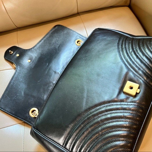 SOLD x x Gucci Calfskin Matelasse Large GG Marmont Shoulder Bag - Picture 10 of 17